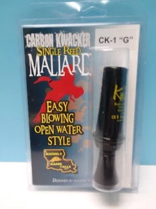 Haydel - CK-1 G - Single Reed Carbon Kwacker Mallard Duck Call - Haydel's - New - Picture 1 of 2