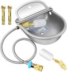 Automatic Animal Drinking Water Bowl with Float Valve, Steel Kit including Bowl