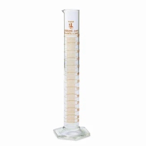 Cilindro de vidrio Karter Scientific 250 ml, base hexagonal (único) - Imagen 1 de 2