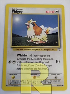 Pidgey ® Legendary Collection 85/110 ® Comune ® Pokemon ® Inglese ® EX - Picture 1 of 6