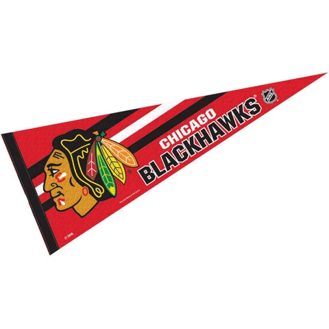 Chicago Blackhawks NHL Hockey Pennant Flag Cover