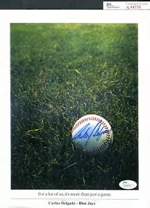 JSA Carlos Delgado Autographed Signed 8.5x11 Photo Toronto Blue Jays TRB 901 - Picture 1 of 1