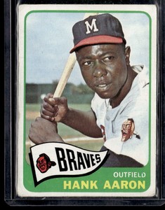 1965 Topps #170 Hank Aaron Good / Raw