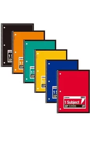 6 Pads Spiral Notebook - Picture 1 of 5