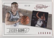 2013-14 Panini Signatures Film Red /10 Jason Kidd #137 HOF