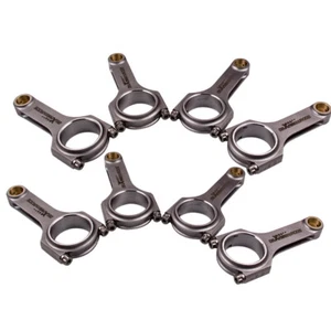 8x Bielle Connecting Rods For Chevrolet Small block（2.100" rod journal）6.125 - Picture 1 of 12