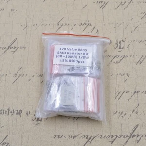 170 Values*50pcs 0805 2012 SMD Resistor Assortment Kit (0R~10MR) 1/8W ±5% RoHS - Picture 1 of 2
