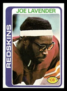 1978 Topps Joe Lavender #256 EX Washington Redskins - Picture 1 of 2