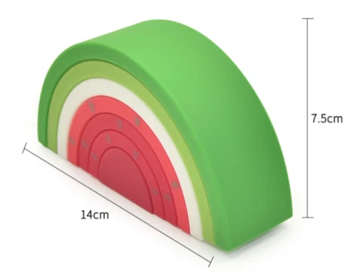 BPA-Free Watermelon Silicone Stacking Toy – Fun Nesting Toy for Kids & Toddlers - Image 1 of 4