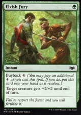 4x Elvish Fury | NM/M | Modern Horizons | Magic MTG