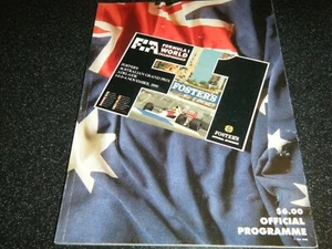 AUSTRALIAN GRAND PRIX GP 1990 ADELAIDE PROGRAMME AYRTON SENNA ALAIN PROST PIRRO - Bild 1 von 12