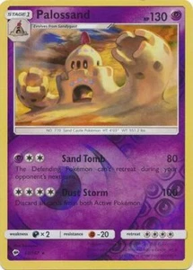 Pokemon Burning Shadows Palossand Rare Reverse Holo 62/147 - Picture 1 of 1