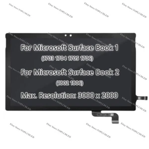 13.5" Microsoft Surface Book 1 LCD Touch Screen Display Assembly 1703 1704 1705 - Picture 1 of 10