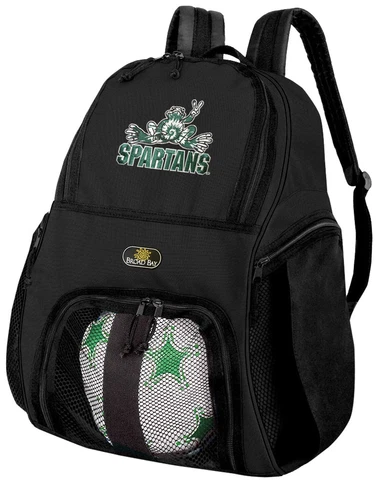 Michigan State Peace Frogs Soccer Backpack or NCAA Michigan State Volleyball Bag Cover
