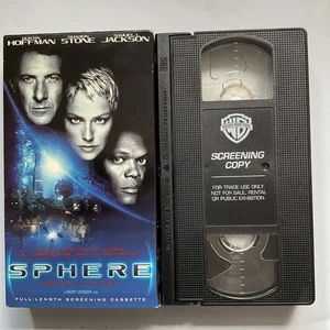 Sphere (VHS, Screener, 1998) Dustin Hoffman/Sharon Stone/Samuel L. Jackson - Imagen 1 de 4