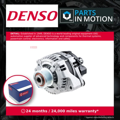 Alternator fits TOYOTA HI-ACE Mk5 2.5D 2004 on 2KD-FTV Denso 2706030070 Quality - Image 1 of 4