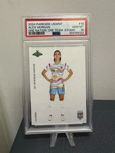 2024 Parkside USWNT One Nation One Team NWSL Alex Morgan Studio PSA 10 Gem Mint - Bild 1 von 3