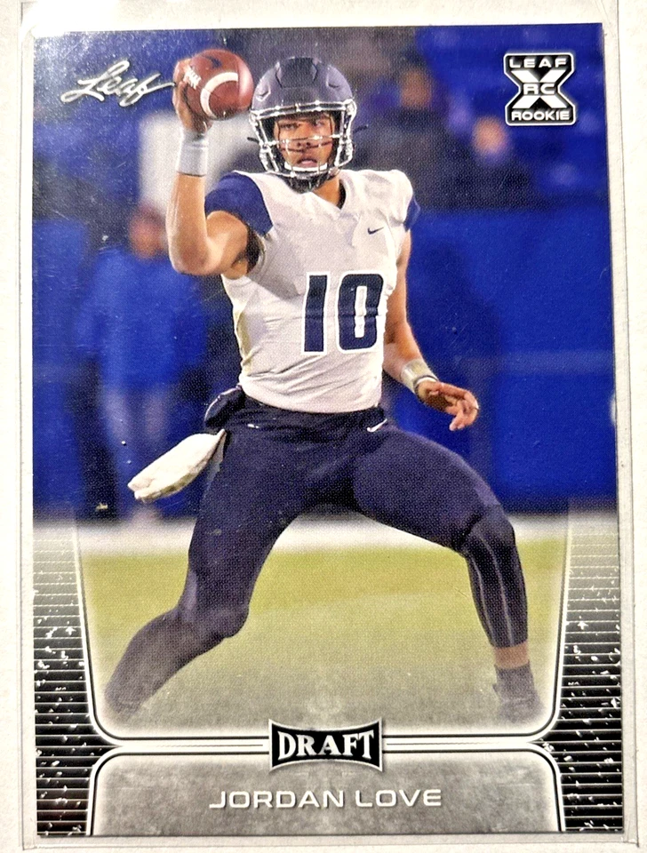 2020 Leaf Draft - Jordan Love #11 (RC) - Image 1 of 1