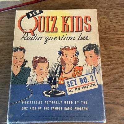 Vintage Quiz Kids Radio Question Bee Game 1930-40 - Image 1 of 2