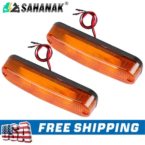 2X For John Deere Sound-Gard LED Flashing Cab Light Yellow Amber light ATV US - Bild 1 von 10