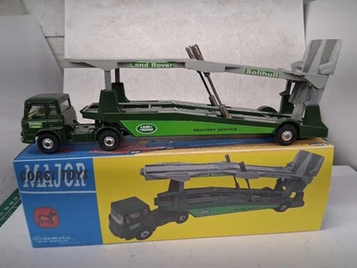 Автомобиль-транспортер Corgi 1105 Bedford восстановленный код 3 Land Rover Livery - Изображение 1 из 4