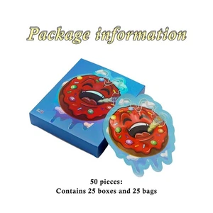 25 juegos de bolsa y caja de Mylar de 3,5 g | Resellable a prueba de olores para almacenamiento de hierbas - Imagen 1 de 7