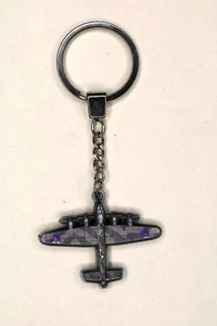 WW2 RAF British Military Aircraft Lancaster Key Fob Enthusiast Aviators Novelty - Picture 1 of 5