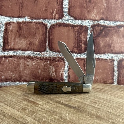 Vintage Remington 2 blade trapper jigged pocket knife - Image 1 of 4