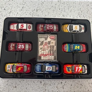 Hendrick Motorsports 100th Win NASCAR 1:64 Die-Cast Set - 8 Cars, Tin & Cards! - Picture 1 of 8