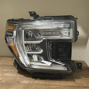 2019-2022 GMC SIERRA 1500 RH RIGHT LED HEADLIGHT LAMP W/ LED TURN SIGNAL OEM - Picture 1 of 24