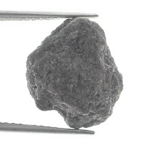 Diamante áspero suelto 8,00 quilates sin cortar natural gris oscuro tierra extraído crudo para joyería - Imagen 1 de 6