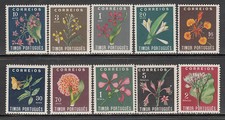 Timor - Posta Yvert 269/78 MNH Fiori