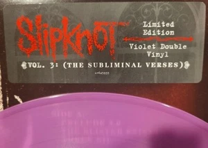 Slipknot - Vol. 3 The Subliminal Verses 2 x LP Colored Vinyl Album - NEW Record - Picture 1 of 1