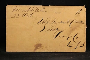 Tennessee: Green Hill 1848 Stampless Cover, Ms, DPO Wilson Co - Picture 1 of 2