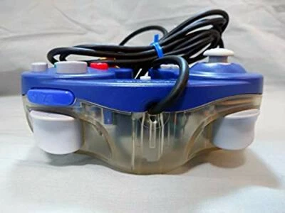 Nintendo Official GameCube Controller Pad  Violet Blue & Clear GC Wii Joystick - Image 1 of 4