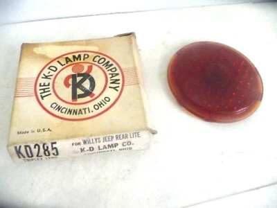Lente lámpara trasera Willys Jeep CJ 46-48 1946-1950 camioneta Foto 1 de 2