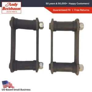 1940-1952 DeSoto Rear Right Left Leaf Spring Shackle & Bushing Package Pair NOS - Picture 1 of 3