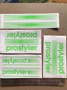 Falcon Prostyler Teil Aufkleber Set auf klarem Vinyl - Old School BMX. - Bild 1 von 4