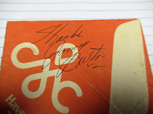 1 Ticket Stub Envelopes signed by James Burton Elvis Presley's Band Guitarist