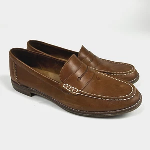 Sperry Seaport Womens Size 9 Penny Loafer Tan Leather Flats Shoes STS81928 - Picture 1 of 12