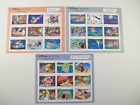 Disney 50th Anniversary Souvenir Stamp Sheet Lot MNH Peter Pan, Pinocchio, Alice
