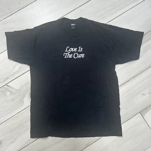 Obey ‘Love Is The Cure’ No Homophobia Black And White T-shirt Large - Picture 1 of 4