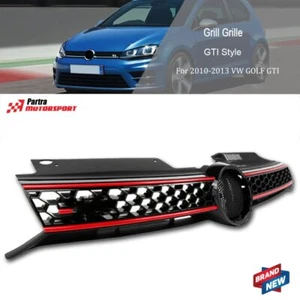 Parrilla para Golf GTI 2010-2014 MK6 Wagen negro rojo moldura estilo malla - Imagen 1 de 8