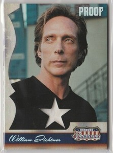 2007 Americana Stars Material Silver Proof #21 William Fichtner Shirt #/50 046-J