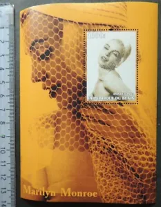 2003 marilyn monroe glamour cinema music movies souvenir sheet #4 MNH - Picture 1 of 1