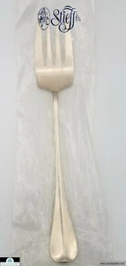 Stieff Williamsburg Queen Anne Sterling Silver Cold Meat Fork Large 8.5" *NEW* - Picture 1 of 1