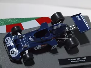 Formula 1 1973 scala 1:43 Tyrrell 006 Francois Cevert con rivista - Foto 1 di 5