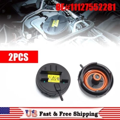 Cubierta de válvula de motor de PVC 2 PIEZAS 11127552281 para BMW 128i 328i X3 Z4 328i 2010-2013 Foto 1 de 4