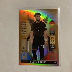 Serge Gnabry Gold Edizione Limitata Topps Match Attax 101 Nations League 2022 - Foto 1 di 4