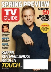 TV GUIDE Magazine March 5-11 2012 Kiefer Sutherland 24 Judge Alex Ferrer - Picture 1 of 3